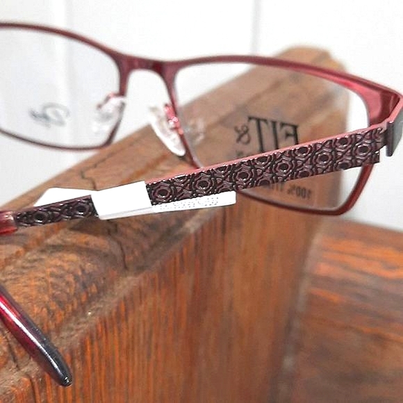 NEW TITANIUM Eyeglass Frame Rx'able, 55 17 135, glasses, hypoallergenic women's - Picture 5 of 7